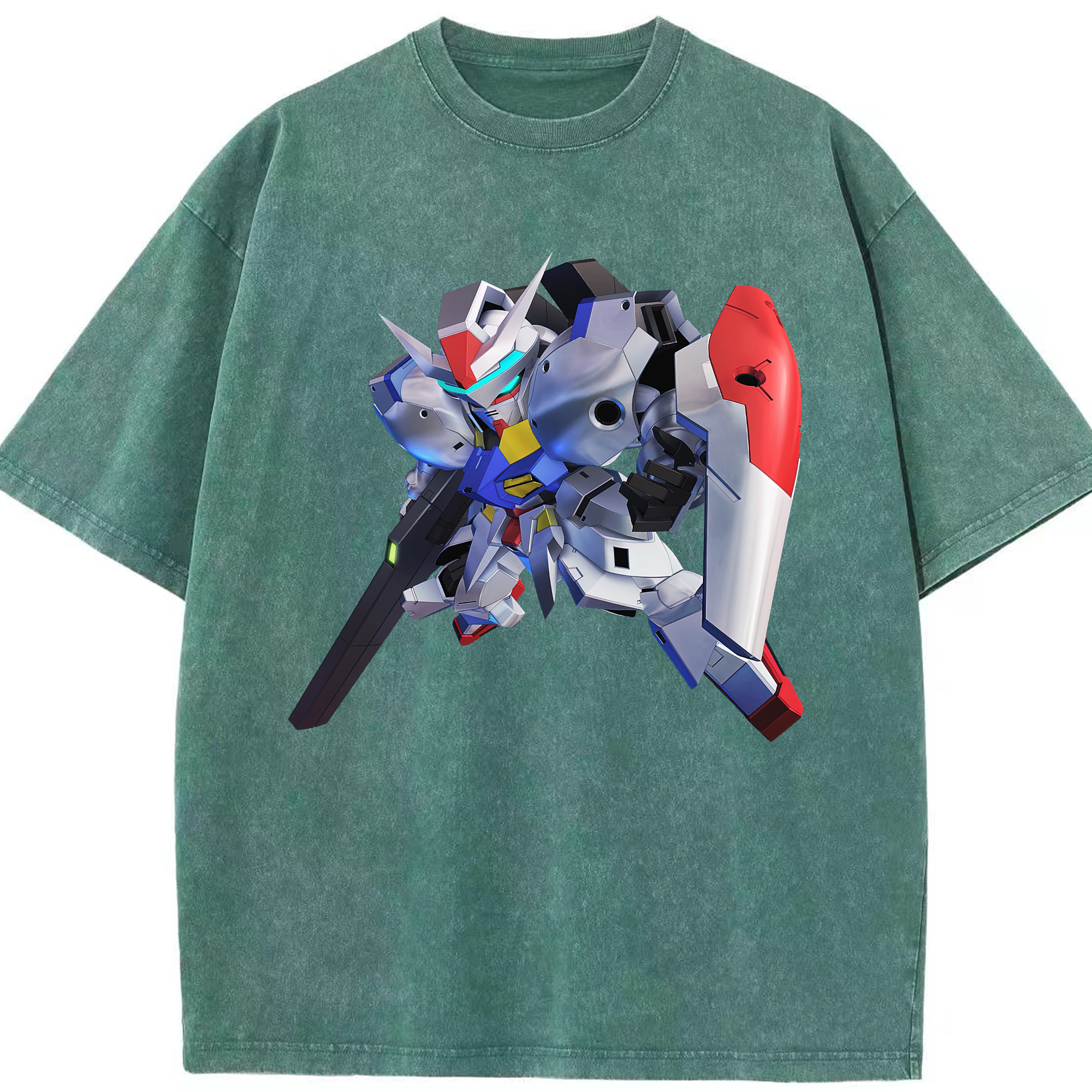 （画像用） 機動戦士ガンダム Mobile Suit Gundam 綿100% ヴィンテージ風 半袖Tシャツ（フロントプリント）